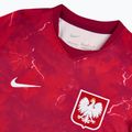 Vaikiški futbolo marškinėliai Nike Dri-Fit Poland Stadium Away 2026 noble red/sport red 4