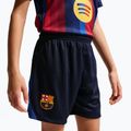 Vaikiški futbolo šortai Nike FC Barcelona Dri-Fit Stadium Home blackened blue/mineral yellow