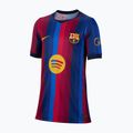 Vaikiški futbolo marškinėliai Nike FC Barcelona Dri-Fit Stadium Home deep garnet/blue void/mineral yellow