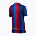 Vaikiški futbolo marškinėliai Nike FC Barcelona Dri-Fit Stadium Home deep garnet/blue void/mineral yellow 2