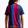 Vaikiški futbolo marškinėliai Nike FC Barcelona Dri-Fit Stadium Home deep garnet/blue void/mineral yellow 7