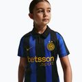 Vaikiški futbolo marškinėliai Nike Inter Milan Dri-Fit Stadium Home lyon blue/black/university gold 7