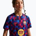 Vaikiški futbolo marškinėliai Nike FC Barcelona Dri-Fit Pre-Match noble red/mineral yellow 4