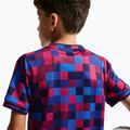 Vaikiški futbolo marškinėliai Nike FC Barcelona Dri-Fit Pre-Match noble red/mineral yellow 7