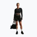 Moteriški treniruočių šortai Nike Pro Seamless High Waisted Biker 5" black/white 2