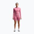 Moteriški treniruočių šortai Nike Pro Seamless High Waisted Biker 5" peony/white 2