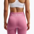 Moteriški treniruočių šortai Nike Pro Seamless High Waisted Biker 5" peony/white 6