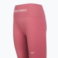 Moteriškos treniruočių tamprės Nike Pro Seamless High Waisted 7/8 peony/white 3