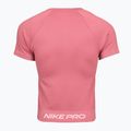 Moteriški treniruočių marškinėliai Nike Pro Seamless Dri-Fit peony/white 2