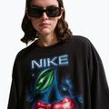 Moteriški marškinėliai Nike Sportswear Classic Oversized juodi 5