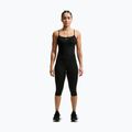 Moteriški treniruočių marškinėliai Nike One Medium Support juoda/balta 2