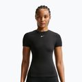 Moteriški treniruočių marškinėliai Nike One Fitted black/white