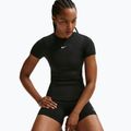 Moteriški treniruočių marškinėliai Nike One Fitted black/white 4