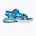 Vaikiškos basutės SKECHERS Mega Splash black/blue/lime 8
