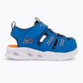 Vaikiškos basutės SKECHERS S-Lights Sola Glow blue/lime 2