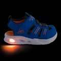 Vaikiškos basutės SKECHERS S-Lights Sola Glow blue/lime 8