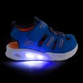 Vaikiškos basutės SKECHERS S-Lights Sola Glow blue/lime 9
