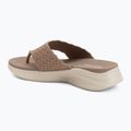 Moteriškos šlepetės SKECHERS Ultra Flex 3.0 Rhythm Waves brown 3