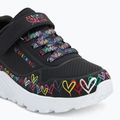 Vaikiški batai SKECHERS Uno Lite Heart Craze juodi/daugiaspalviai 7