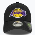 Kepurė su snapeliu New Era Recycled 9Forty Lakers juoda/oficiali arbatos komandos spalva 3