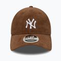 Kepurė su snapeliu New Era Cord 9Forty Mcrown New York Yankees tamsiai kaštoninė/tamsi rudens 2