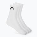 Kojinės HEAD Tennis 3P Club Short Crew 3 pairs white