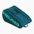 Padelio krepšys HEAD Tour Padel Bag L 40 l green/orange 2