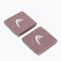 Riešinės HEAD Wristband 2.5" 2 vnt. dirty lilac 2