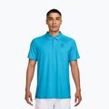 Vyriški teniso polo marškinėliai Nike Court Dri-Fit Advantage baltic blue/black