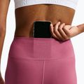 Moteriškos treniruočių tamprės Nike One pink smoke/white 6