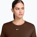 Moteriški marškinėliai Nike One Classic Dri-Fit SS cacao wow/white 3