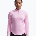 Moteriškas bėgimo džemperis Nike Tempo Dri-Fit 1/4 Zip pink rise 4
