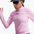 Moteriškas bėgimo džemperis Nike Tempo Dri-Fit 1/4 Zip pink rise 6