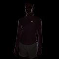 Moteriškas bėgimo džemperis Nike Tempo Dri-Fit 1/4 Zip pink rise 7