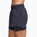 Moteriški šortai Nike One Dri-Fit High-Waisted 3" 2In1 gridiron/white 3
