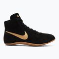 Imtynių batai Nike Footsweep 2 black/metallic gold/gum light brown 2