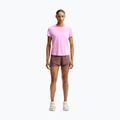 Moteriški treniruočių marškinėliai Nike One Classic pink rise/white 2