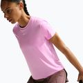 Moteriški treniruočių marškinėliai Nike One Classic pink rise/white 5