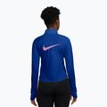 Moteriški bėgimo marškinėliai su ilgomis rankovėmis  Nike Tempo Swoosh Run Dri-Fit 1/4-Zip old royal/pink rise 2