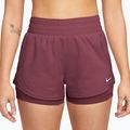 Moteriški treniruočių šortai Nike One pink smoke/white