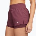 Moteriški treniruočių šortai Nike One pink smoke/white 3