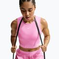 Moteriški marškinėliai Nike Pro pink rise/white 4