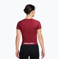 Moteriški treniruočių marškinėliai Nike Pro Seamless tough red/white 2