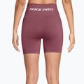 Moteriški treniruočių šortai Nike Pro Seamless pink smoke/white 2
