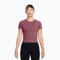 Moteriški treniruočių marškinėliai Nike Pro Seamless pink smoke/white