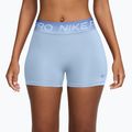 Moteriški treniruočių šortai Nike Pro hydrogen blue/aluminum