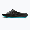 Vyriškos šlepetės Nike ReactX Rejuven8 black/gamma blue/metallic silver 2