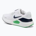 Vyriški bėgimo batai Nike Structure 26 white/green spark/midnight navy 3