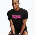 Vyriški treniruočių marškinėliai Nike Dri-Fit Winning black/hyper pink 5