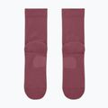 Kojinės Nike Run Midweight Crew pink smoke/pink rise/white 3